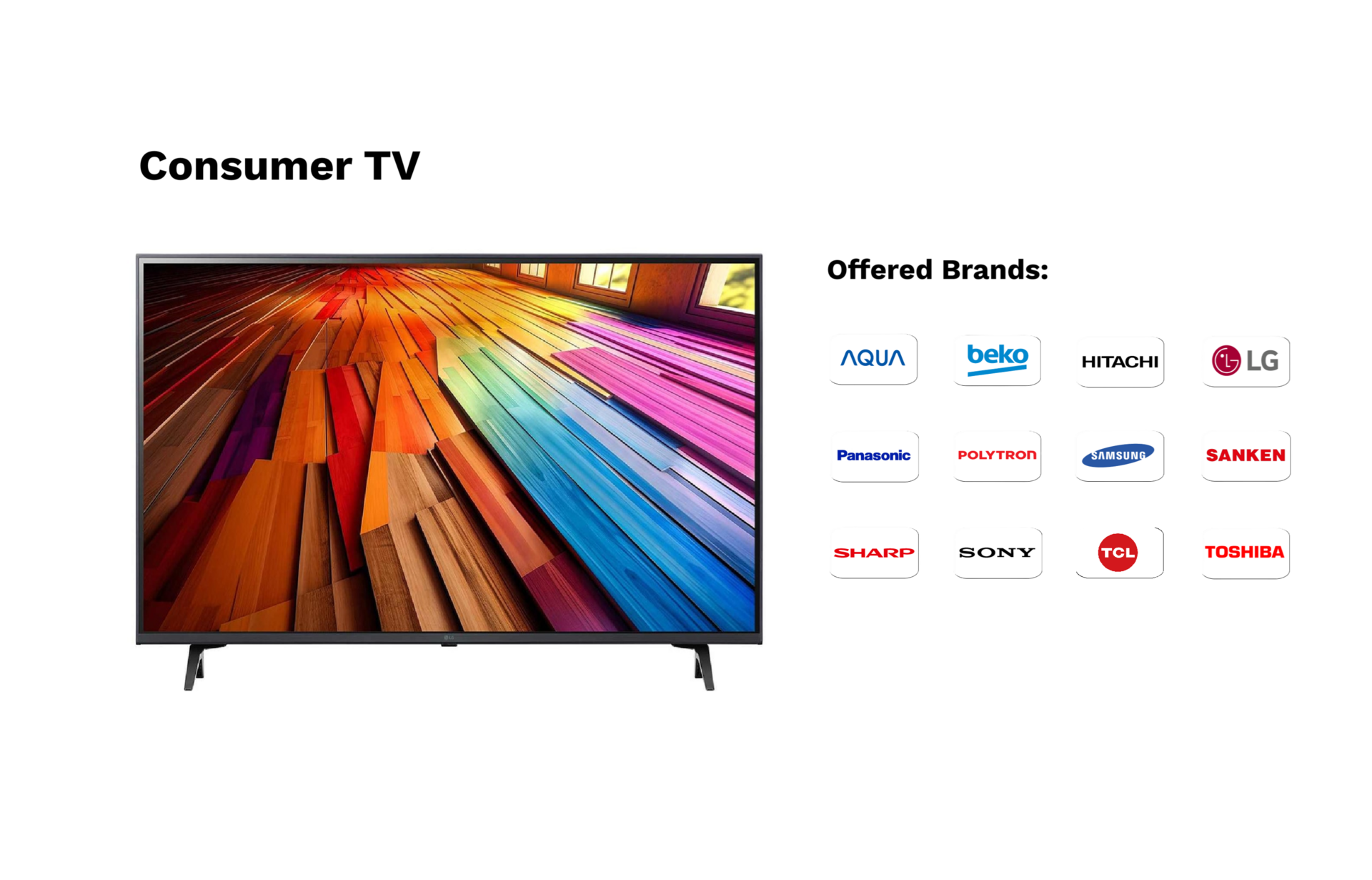 Consumer TV komersial untuk apartemen dan properti residensial - Makro Jaya Perkasa