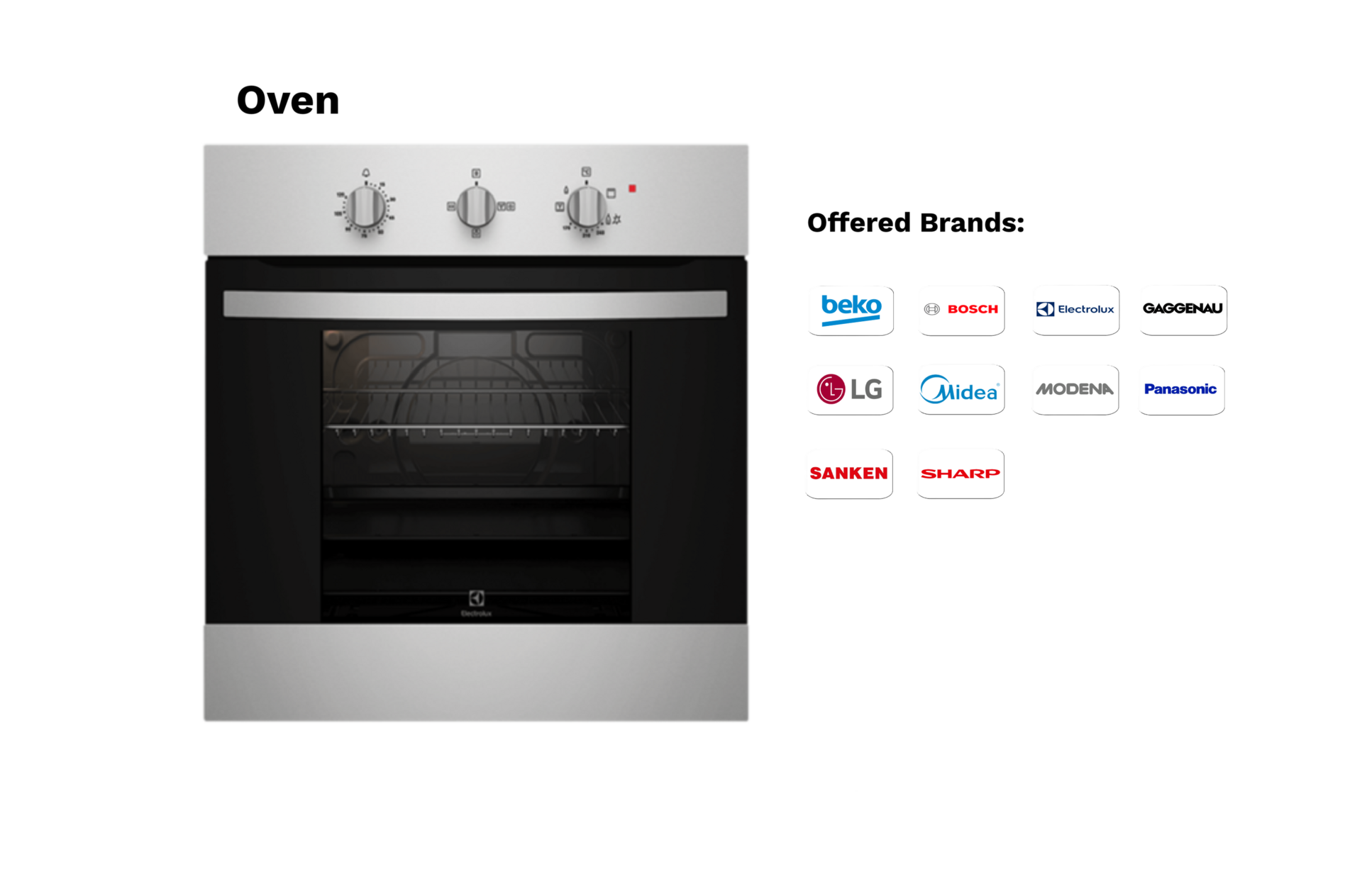 Oven komersial built-in untuk dapur hotel apartemen dan restoran Jakarta