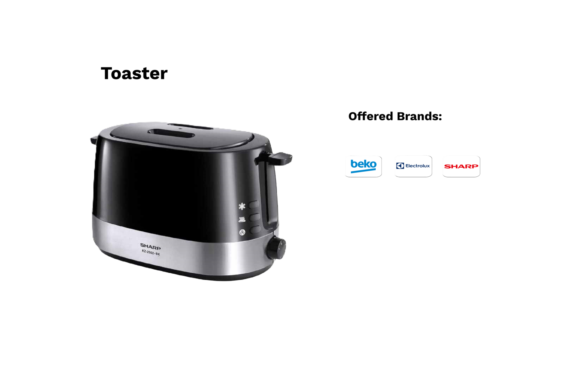 Toaster pemanggang roti untuk kamar hotel dan breakfast area - Makro Jaya Perkasa Jakarta
