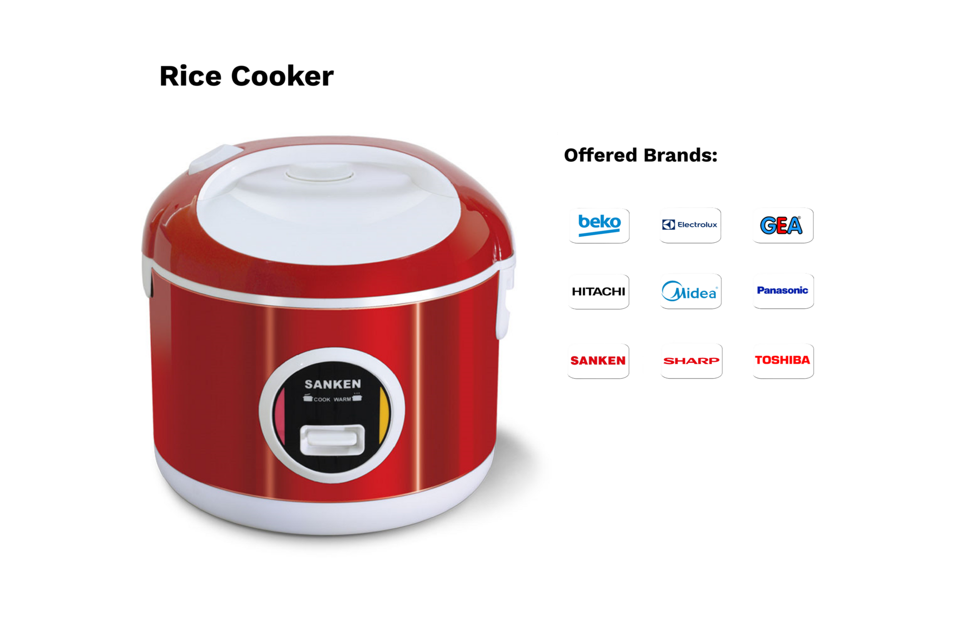 Rice Cooker penanak nasi untuk pantry hotel dan apartemen servis - Makro Jaya Perkasa Jakarta