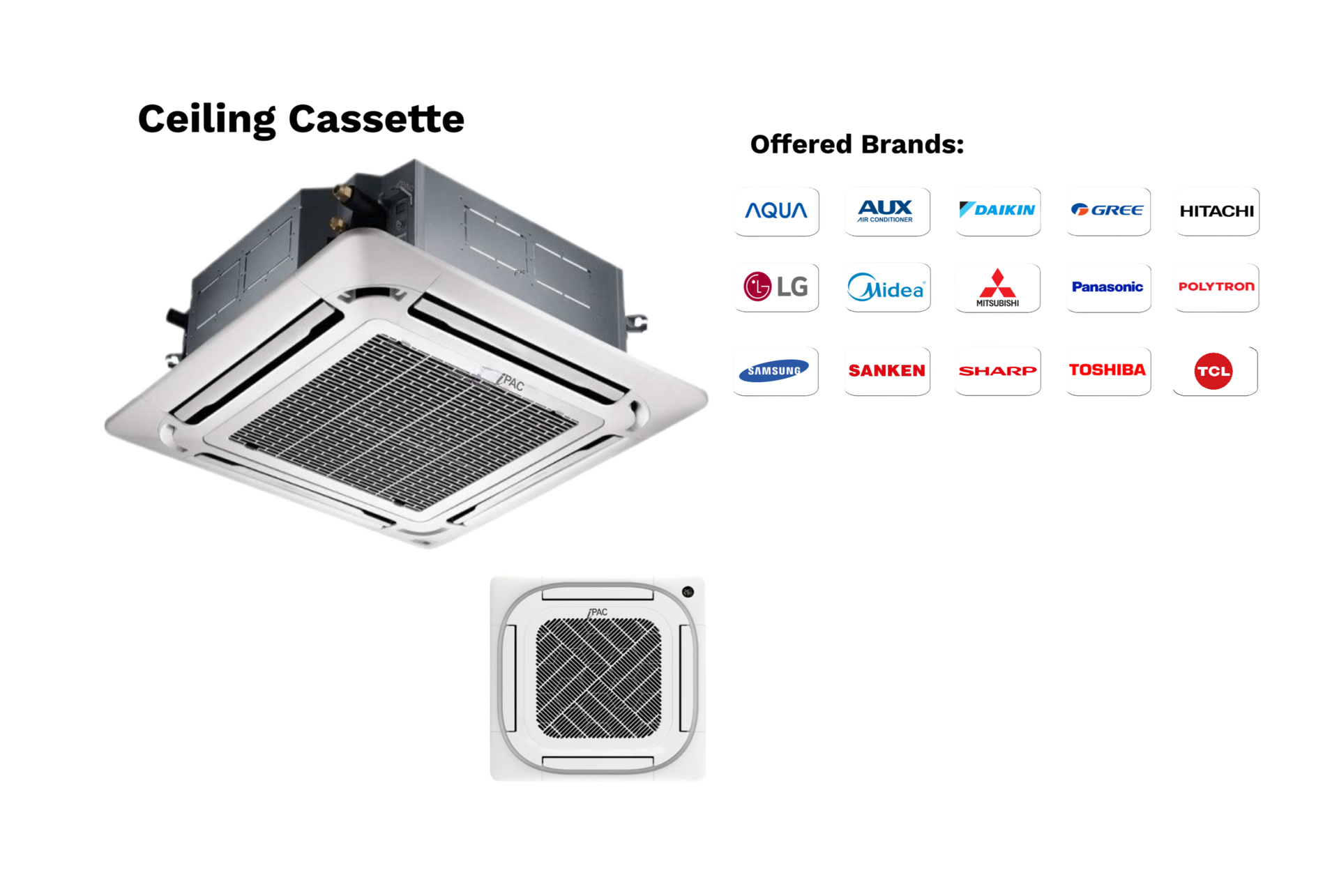 Ceiling Cassette AC untuk lobby hotel ballroom dan ruang komersial besar Jakarta